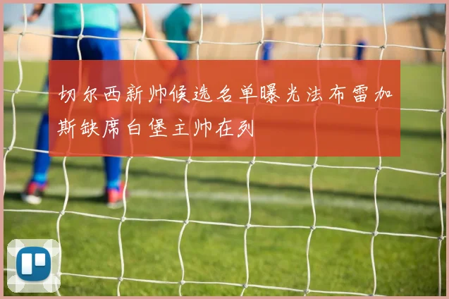 切尔西新帅候选名单曝光法布雷加斯缺席白堡主帅在列